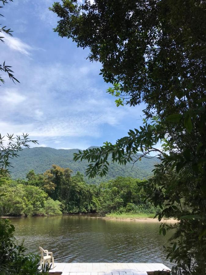 Casa A Beira Do Rio Jaguareguava Na Mata Atlantica Em Bertioga Sp Villa ภายนอก รูปภาพ